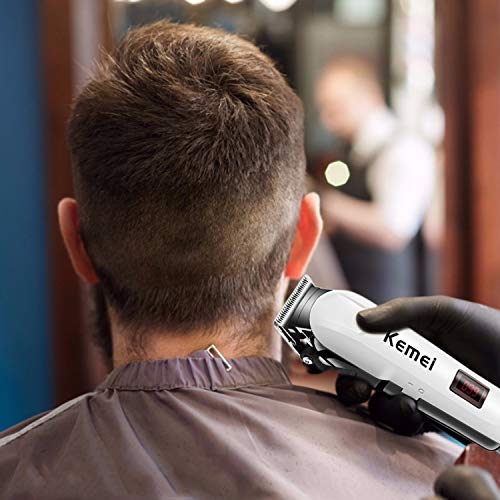 F.Lashes Cordless Men Hair Clippers Kit One Size Rechargeable Low-Noise Trimmer