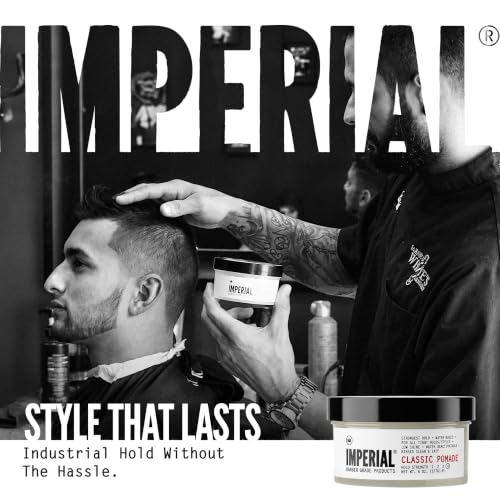 Water- Strong Hold Hair Pomade - Classic 6 oz - Reworkable & Washable