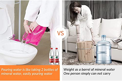 Portable Foot Spa Shoes for Relaxation and Blood Circulation - Large Red