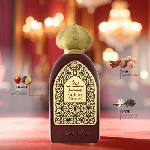 Long Lasting Unisex Perfume - Cinnamon, Vanilla, Fruity & Woody Notes - 3.4 oz Eau de Parfum