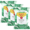 Burt's Bees Cucumber & Mint Facial Wipes 30 Pack (3-Pack) - Natural Makeup Remover & Cleanser