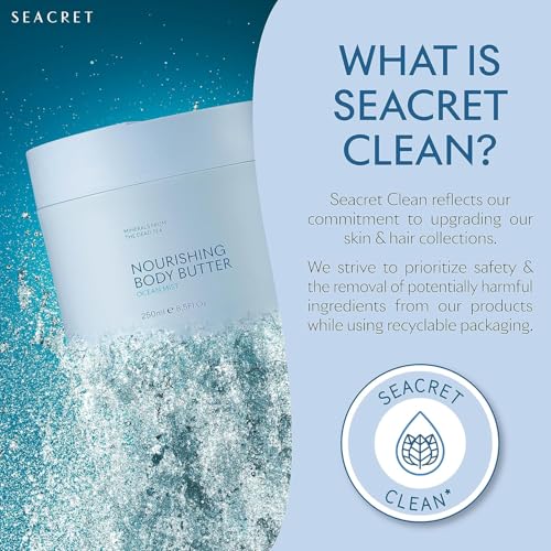 Ocean Mist Dead Sea Body Butter - Ultra-Rich Shea & Coconut Oil Moisturizer for Dry Skin