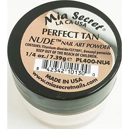 Mia Secret Professional Nail System Nail Art Powder Nude Collection .25 oz - Perfect Tan