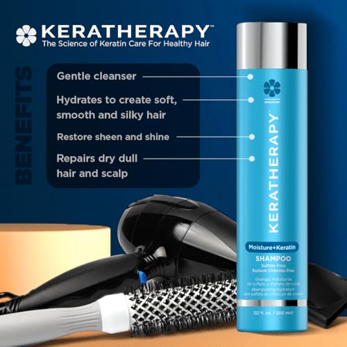 Keratherapy Keratin Moisture Shampoo for Oily Scalp & Dry Ends 33.8oz