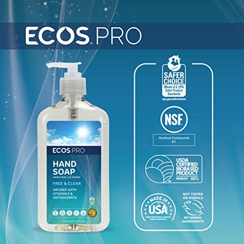 ECOS PRO Hand Soap (Pack of 6) Laundry Detergent Liquid (Pack of 2)