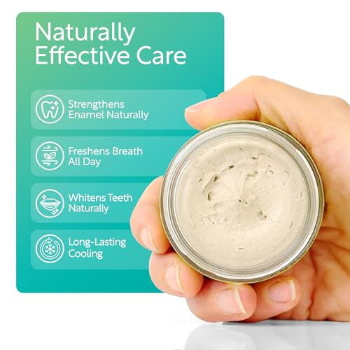 Peppermint Remineralizing Toothpaste - 3 Ounce Pack of 2, Natural Whitening & Fresh Breath