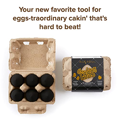 Black Beauty Bakerie Blending Egg Makeup Sponge Set - Latex-Free 6 Pack