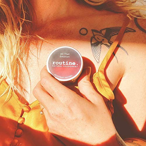 Natural Aluminum-Free Deodorant Cream Jar for Sensitive Skin - Vegan, Refillable, 2oz