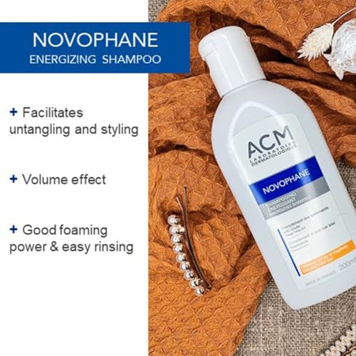 Novophane Energizing Shampoo - 125mL Hair Care for Thicker, Healthier Hair