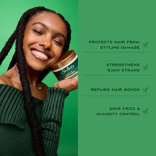 SheaMoisture Bond Repair Leave-In Conditioner Amla Oil Protects Against Damage, Strengthens With Hydroplex Technology For Less Breakage With Restorative HydroPlex Infusion 11FlOz, (Pack of 2)