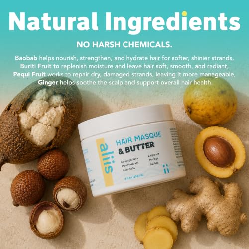 Deep Conditioning Hair Mask for Dry & Damaged Hair - 8 oz