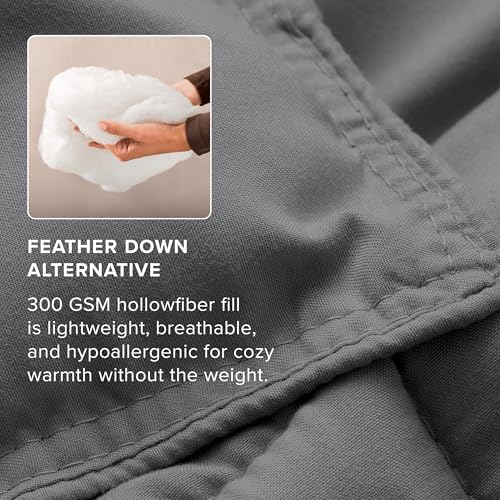King Grey Ultra Soft Comforter Set - Double Brushed Microfiber Bedding
