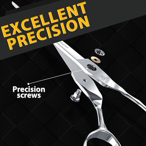 Professional Hair Cutting Scissors - Ultra Sharp Blades for Salon & Home Use