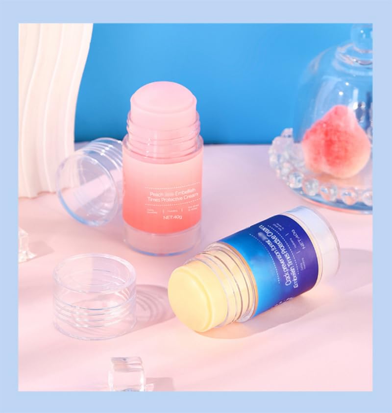 Anti Crack Foot Cream Stick, Crack Feet Prevention Stick, Foot Care Cream Roll On, Dead Skin Removal Moisturizer, Callus Remover For Dry Feet (Blue*2)