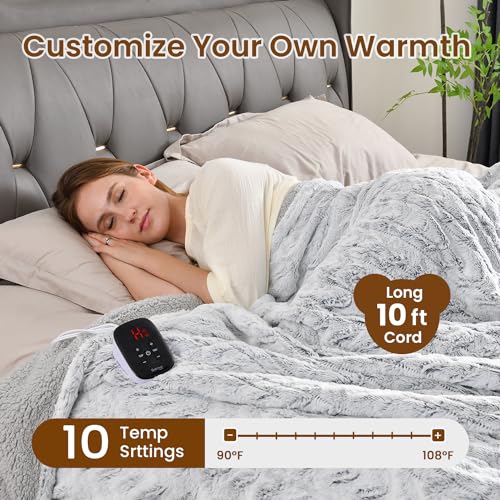 Dreamy Milky Way Full Size Electric Blanket 77" x 84" with 10 Heat Settings