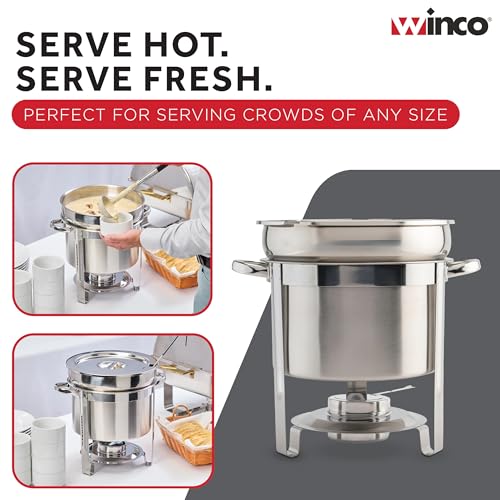 Stainless Steel Soup Warmer 11qt with Cover for Foodservice