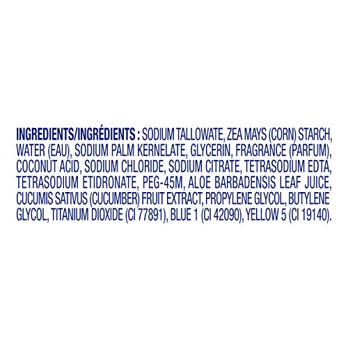 Lever 2000 Refreshing Body Soap and Facial Cleanser Aloe & Cucumber Effectively Washes Away Bacteria 4 oz 8 Bars