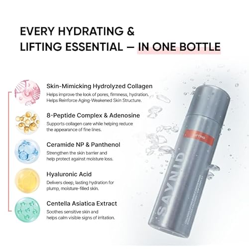Collagen Lifting CO2 Bubble Serum Mask, 60ml | 2.02 fl.oz.| Fast-Absorbing Bubble Texture | Firming & Instant Lifting | Lightweight High Moisture Korean Skincare