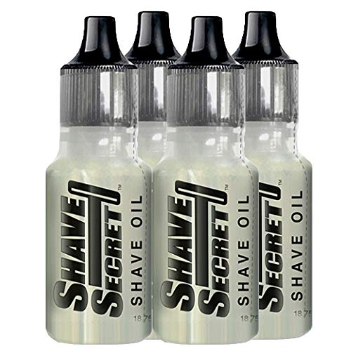 Shave Secret Shaving Oil 0.63 Fl Oz Pack of 4 - Smooth & Comfortable Shave