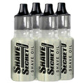 Shave Secret Shaving Oil 0.63 Fl Oz Pack of 4 - Smooth & Comfortable Shave