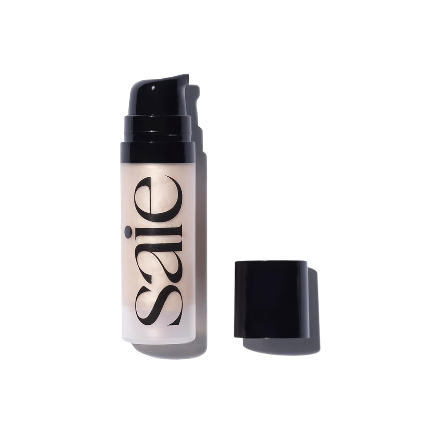 Saie Mini Glowy Super Gel Lightweight Illuminator - Luminizer + Makeup Primer for Glowing Skin - Enriched with Vitamin C + Hydrating Squalane Oil - Starglow (0.5 oz)