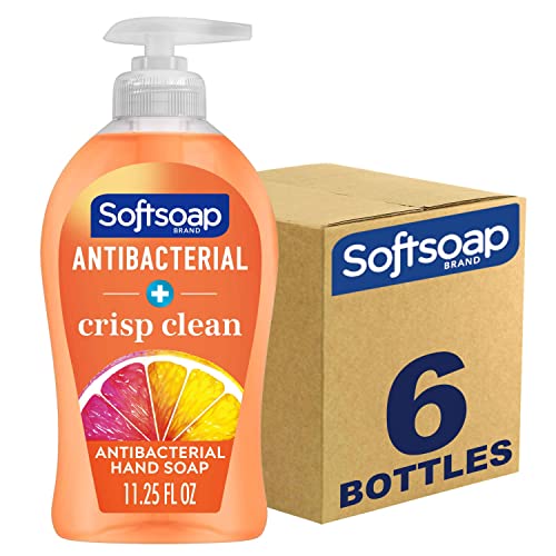 Softsoap Antibacterial and Fresh Breeze Hand Soaps, 11.25 and 7.5 Ounce (6 Pack)