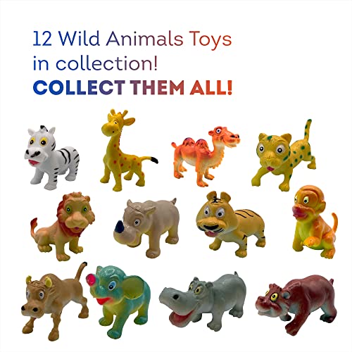 Kids Bath Soap Bars with Surprise Animal Toys - Natural Moisturizing Set