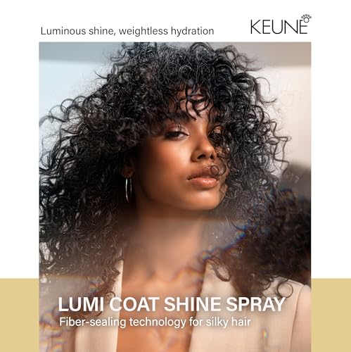 KEUNE Care Lumi Coat Luminous Shine Spray for Hair, Heat-Activated, 4.7 Fl Oz