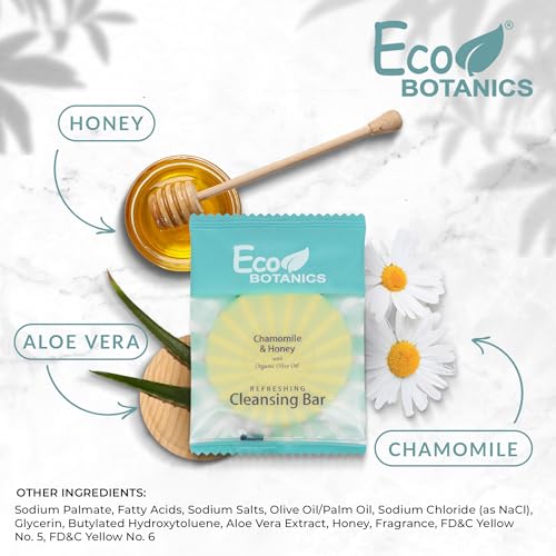 Travel Size Cleansing Bar Soap 100-Count with Chamomile Scent for Hospitality