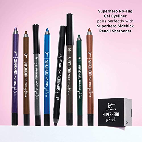 IT Cosmetics Superhero No-Tug Waterproof Gel Eyeliner - Super Black