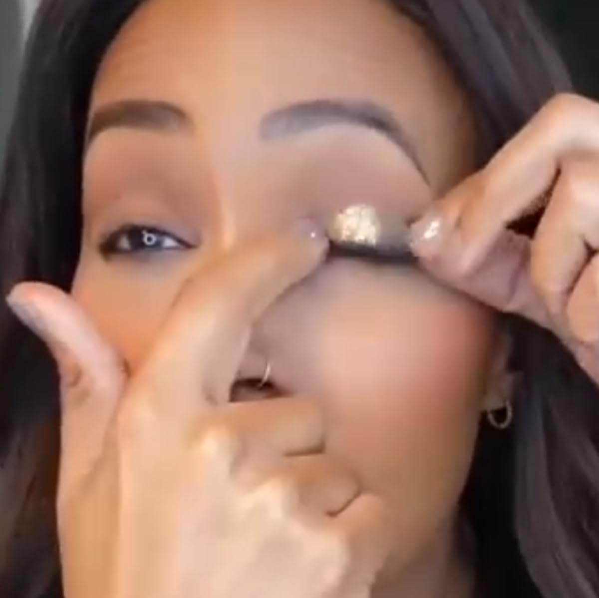 Lazy Eye Shadow Eyelash Patch, Eyeshadow Eyelashes Makeup Stickers,2-in-1 Reusable Eye Makeup Stickers with False Lashes & Shadow, Makeups Stencils Sticker for All EyeShapes (Green)