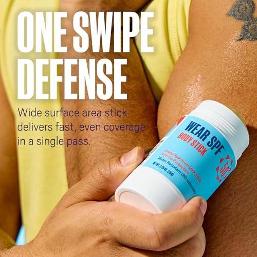 Wear SPF 50 Sunscreen Body Stick 2-Pack - Hydrating Broad Spectrum Sun Protection