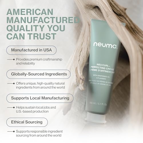 Curl Cream for Wavy, Curly & Coily Hair - Frizz Control & Moisture 5.1 Fl Oz