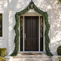 Green 6FT Cedar Garland Set - 4PCS Real Touch Christmas Decorations