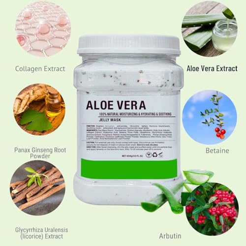 Bundle of Five Jelly Masks for Facials Professional, Mascarillas Faciales, Vajacial Mask, Jelly Face Mask, Facial Mask,Peel off Mask