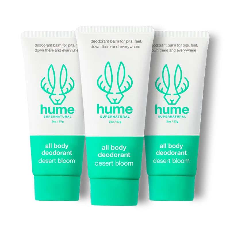 Desert Bloom Whole Body Deodorant Balm 3-Pack - Natural Odor Protection