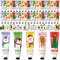 80 Pcs Christmas Hand Lotion Gift Set Bulk Christmas Gifts for Coworkers Employee Natural Plant Fragrance Shea Moisturizing Hand Creams Women Men Stocking Stuffers Xmas Party Supplies