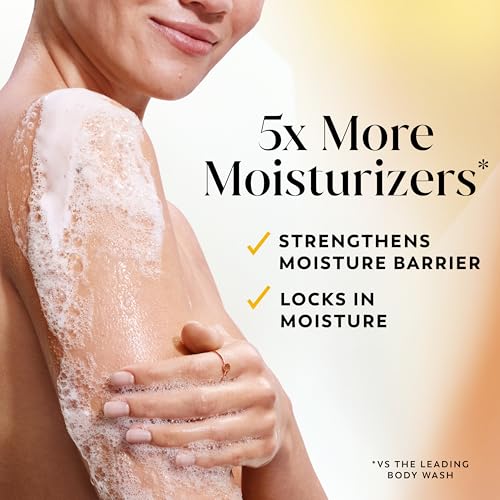 Olay Body Wash for Women - Ultra Moisture, Hydrating with Coconut, 22 fl oz Pack of 4 - Combination