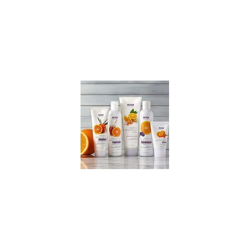 NOW Foods Vitamin C & Manuka Honey Gel Cleanser, 8 Oz (Pack of 2) – Brightening System