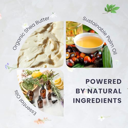 Flower Dreams Natural Soap Gift Set - 3 Pack Australian Triple Milled Shea Butter & Essential Oils - Variation of THIS listing