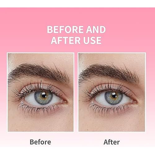 Eyelash Extension Cleanser, Upgraded Eyelash Extension Shampoo 60ML+Mascara Wand+Brush Eyelash Foam Cleanser For Extensions and Natural Lashes
