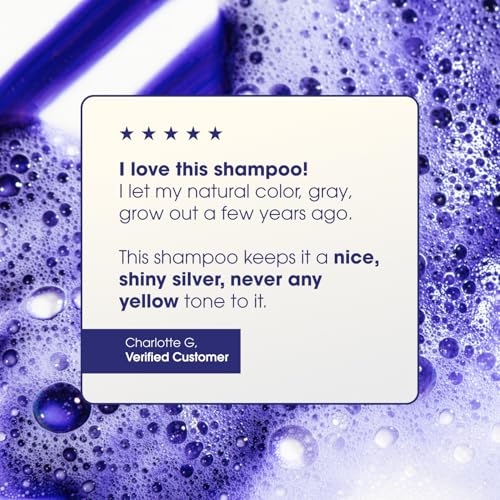 Purple Shampoo for Blonde Hair - Silver Toner & Brightening 33.8 oz