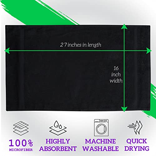 Bleach-Proof Microfiber Towels Bulk Set for Salon, Gym & Home - 24 Pack