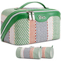 BOYATU C-2-Green Makeup & Toiletry Travel Bag Set for Women