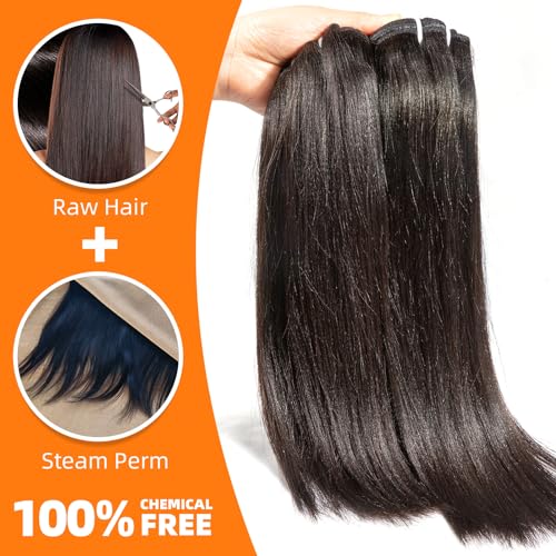 Clytie 10-Inch Yaki Straight Raw Human Hair Bundle - Lasts 5 Years