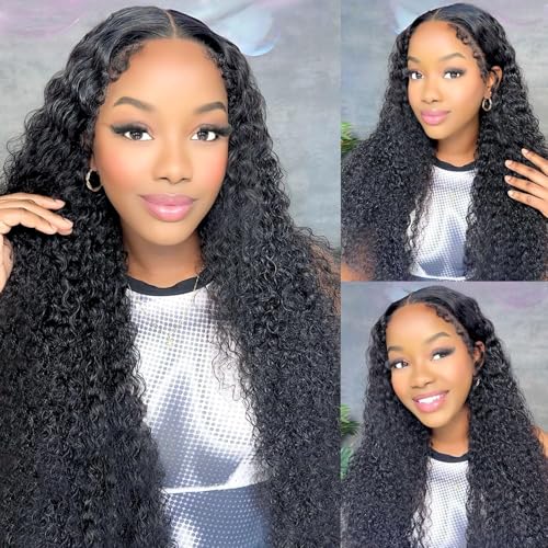 Deep Wave Human Hair Bundles 20 Inch Curly Virgin Hair Natural Black - Variation of THIS listing