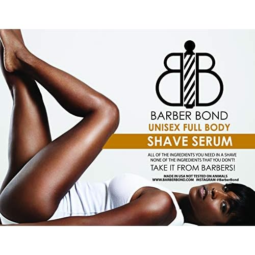 Barber Bond¢ç Premium Unisex Full Body Shave Serum (8oz) Clear Shave Gel