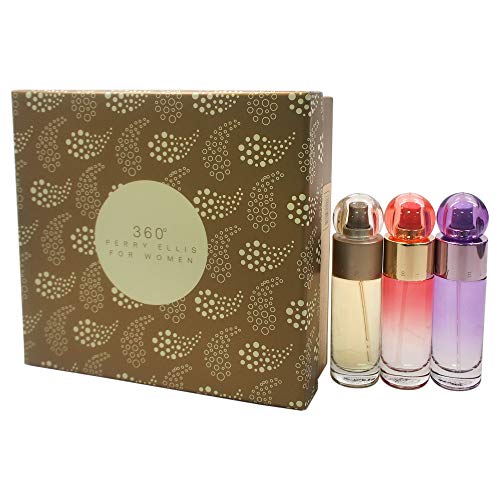 Perry Ellis 360 Fragrance Gift Set for Men - Eau de Toilette & Edp, 3 pcs