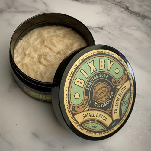 Luxury Tallow Shaving Soap with Coastal Aquatic & Vanilla - 6 oz