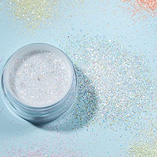 Pastel Glitter Shakers by Moon Glitter ? 100% Cosmetic Glitter for Face, Body, Nails, Hair and Lips - 0.10oz - Set of 6 colours